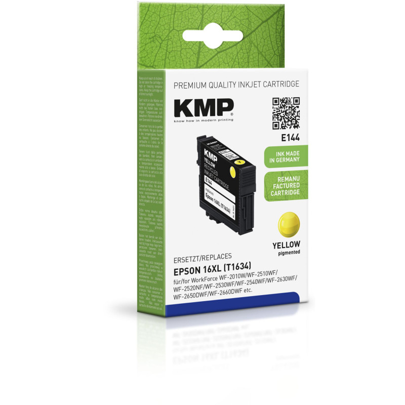 KMP E144 Tusz zolty kompatybilny z Epson T1634