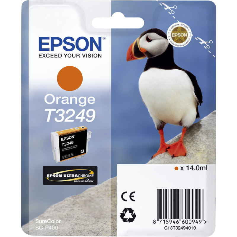 Epson Tusz pomaranczowy T 324  T 3249