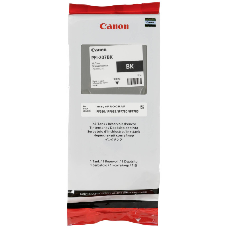 Canon PFI-207 BK tusz czarny