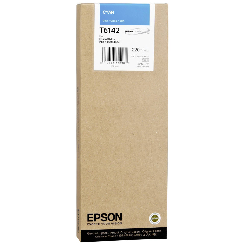 Epson Tusz cyan T 614  220 ml  T 6142