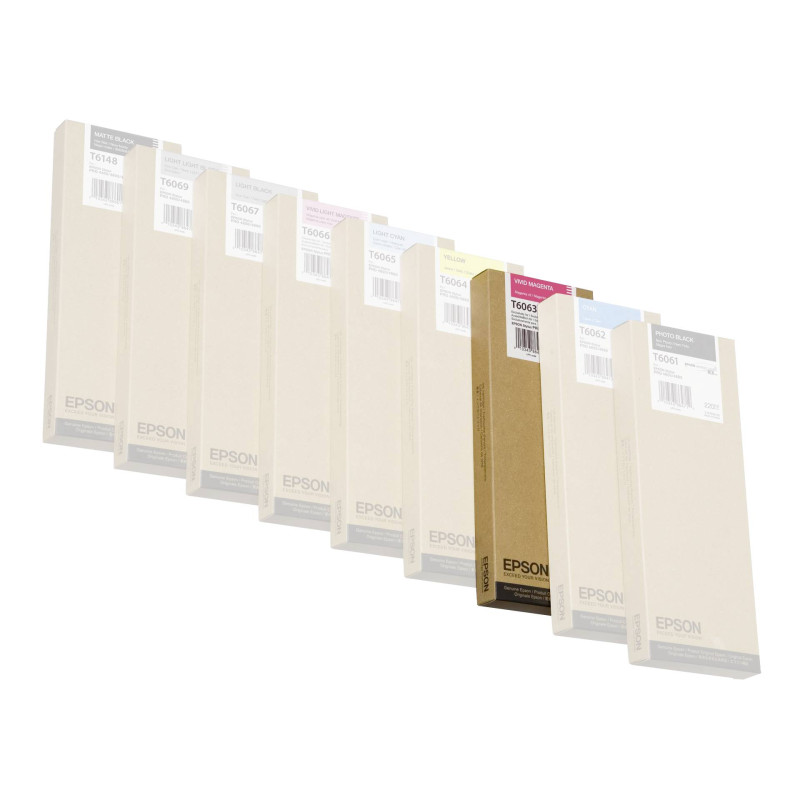 Epson tusz vivid magenta T 606  220 ml     T 6063