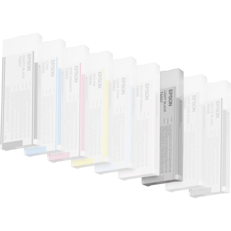 Epson tusz jasny czarny T 606 220 ml T 6067