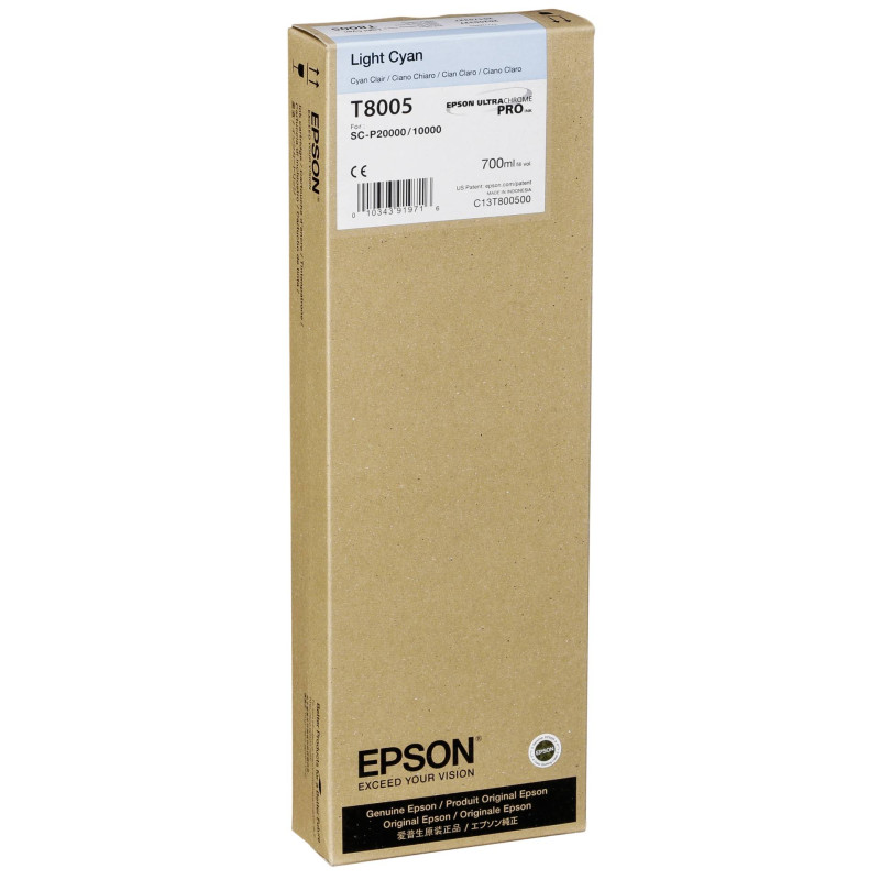 Epson Tusz UltraChrome Pro light cyan 700 ml T 8005