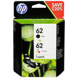 HP N9J71AE Combo 2-Pack BK/Color No. 62