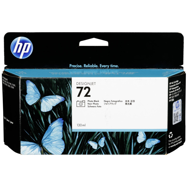 HP C 9370 A Tusz Foto czarny Vivera        No. 72