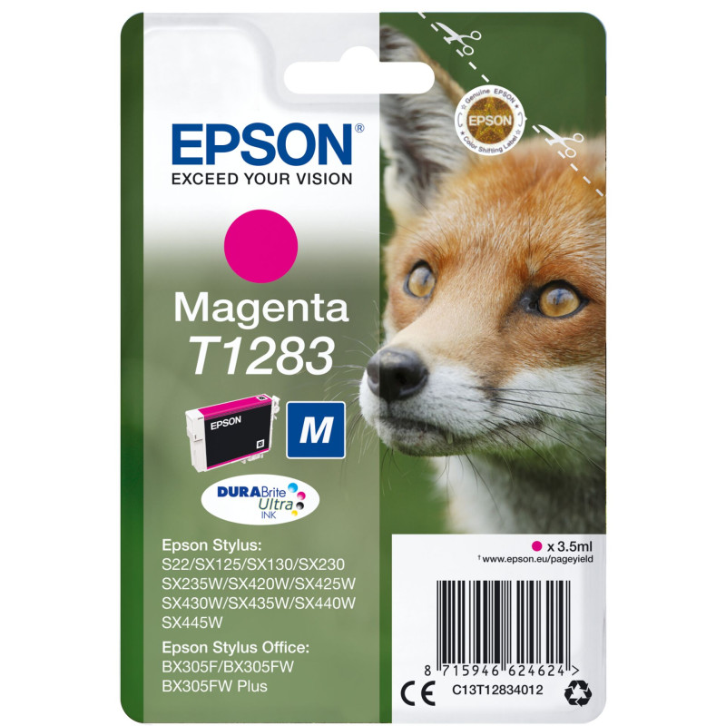 Epson Tusz magenta DURABrite T 128   T 1283