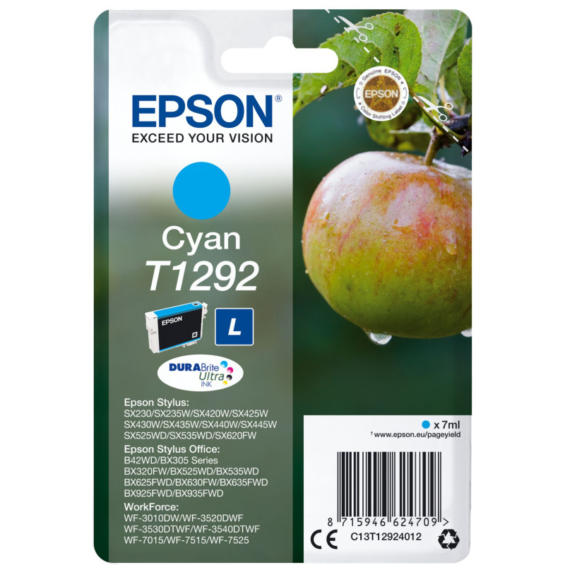 Epson Tusz cyan DURABrite T 129   T 1292
