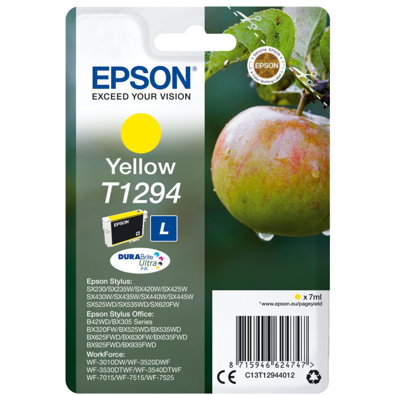 Epson Tusz zolty DURABrite T 129   T 1294