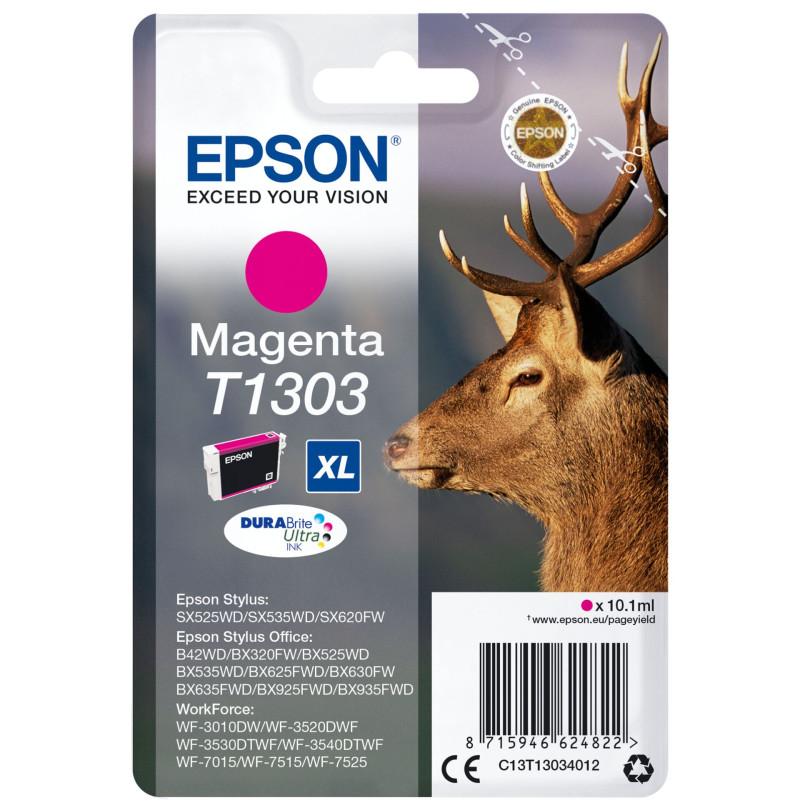 Epson Tusz magenta DURABrite T 130   T 1303