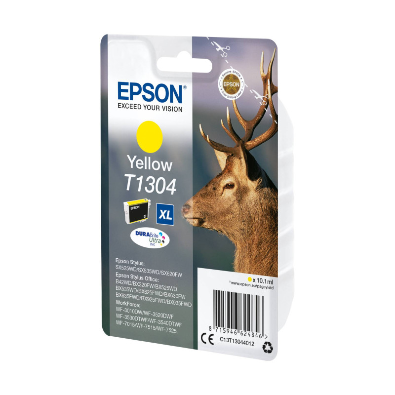 Epson Tusz zolty DURABrite T 130   T 1304
