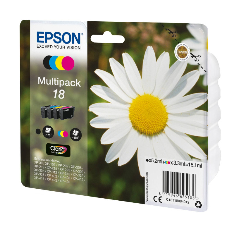 Epson Claria Home Multipack T 180 BK/C/M/Y T 1806
