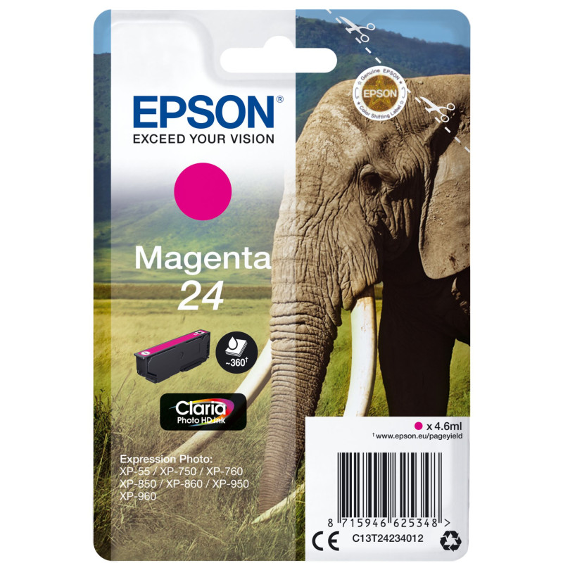 Epson Tusz magenta Claria Photo HD T 242     T 2423
