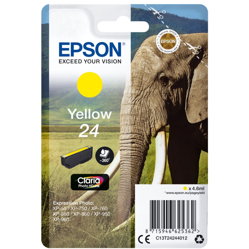 Epson Tusz zolty Claria Photo HD T 242     T 2424