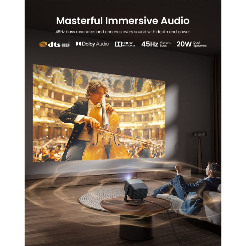 JMGO N1S Ultra 4K Tri-Laser Projektor