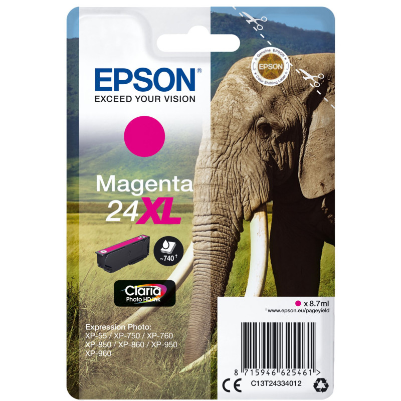 Epson Tusz XL magenta Claria Photo HD T 243     T 2433