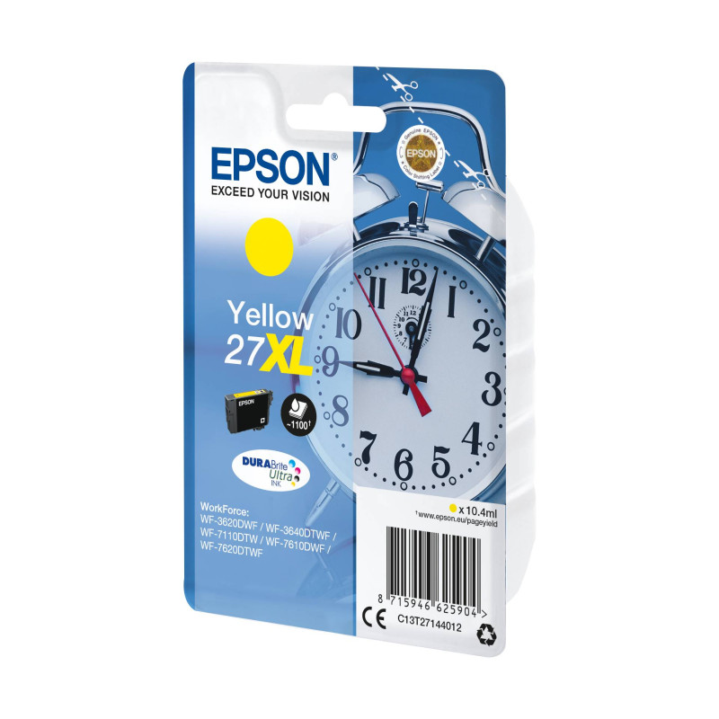 Epson DURABrite Ultra Ink 27 XL Tusz zolty T 2714