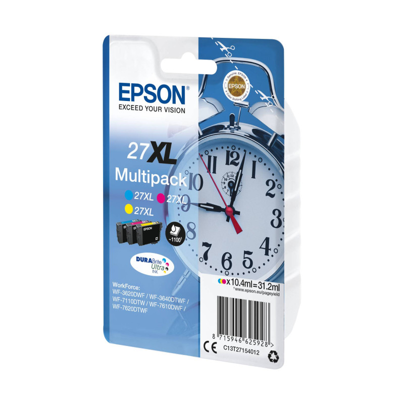 Epson DURABrite Ultra Ink 27 XL Multipack (3 kolory)      T 2715