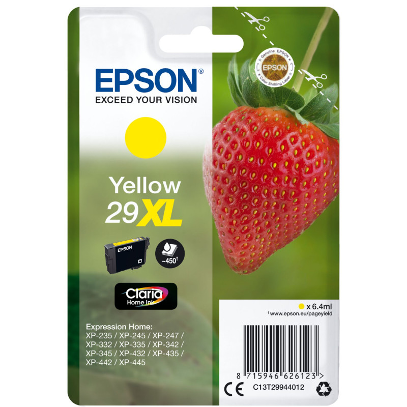 Epson Tusz XL zolty Claria Home 29 T 2994