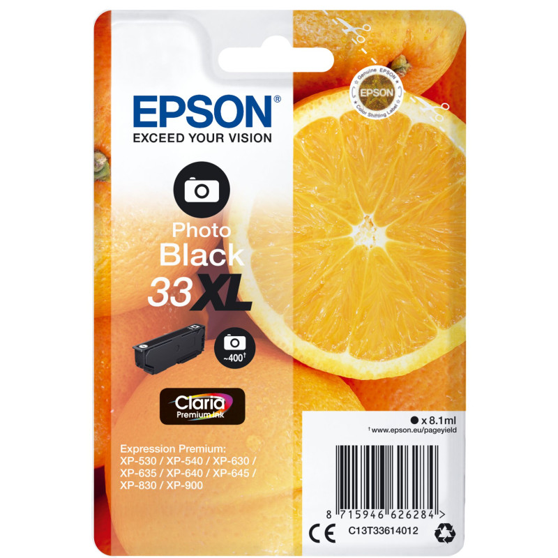 Epson Tusz photo black Claria Premium 33 XL      T 3361