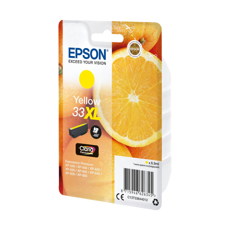 Epson Tusz zolty Claria Premium 33 XL      T 3364