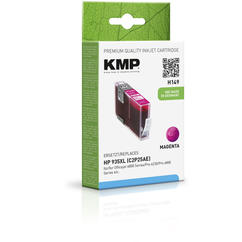KMP H149 Tusz magenta kompatybilny z HP C2P25AE 935 XL