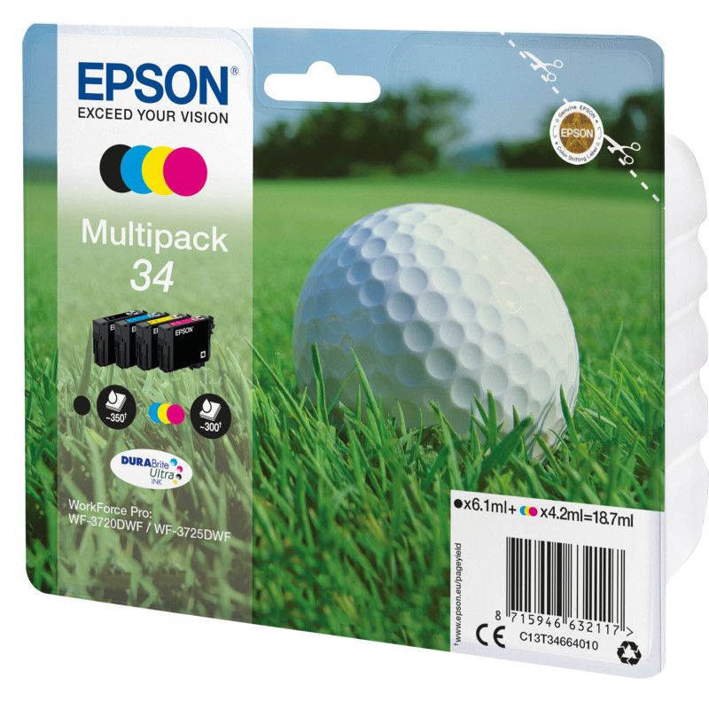 Epson DURABrite Ultra Multipak (4 kolory) 34  T 3466