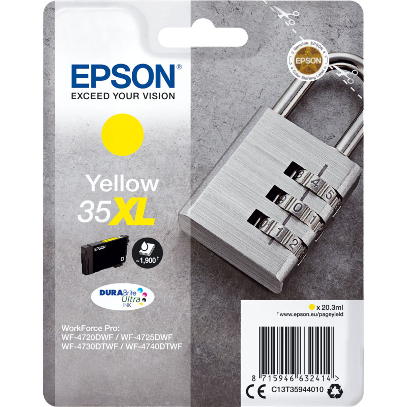 Epson Tusz zolty DURABrite Ultra Ink 35 XL T 3594