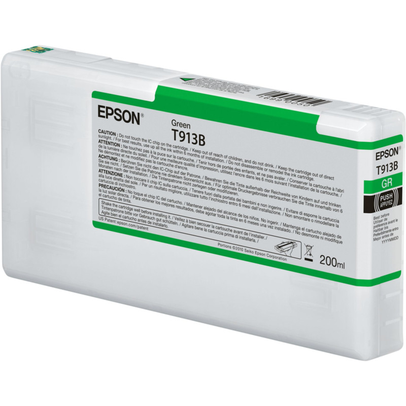 Epson Tusz zielony T 913 200 ml   T 913B