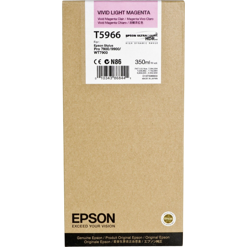 Epson Tusz vivid light magenta T 596  350 ml     T 5966