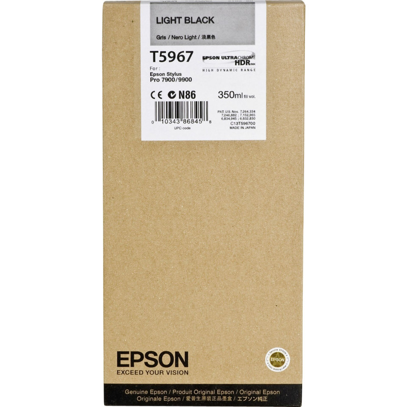 Epson Tusz jasny czarny T 596 350 ml T 5967