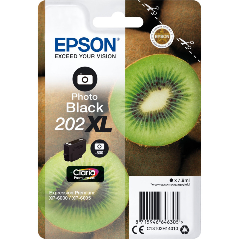 Epson Tusz photo black Claria Premium 202 XL     T 02H1