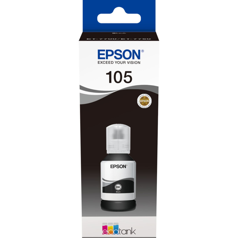Epson EcoTank czarny T 105 140 ml   T 00Q1