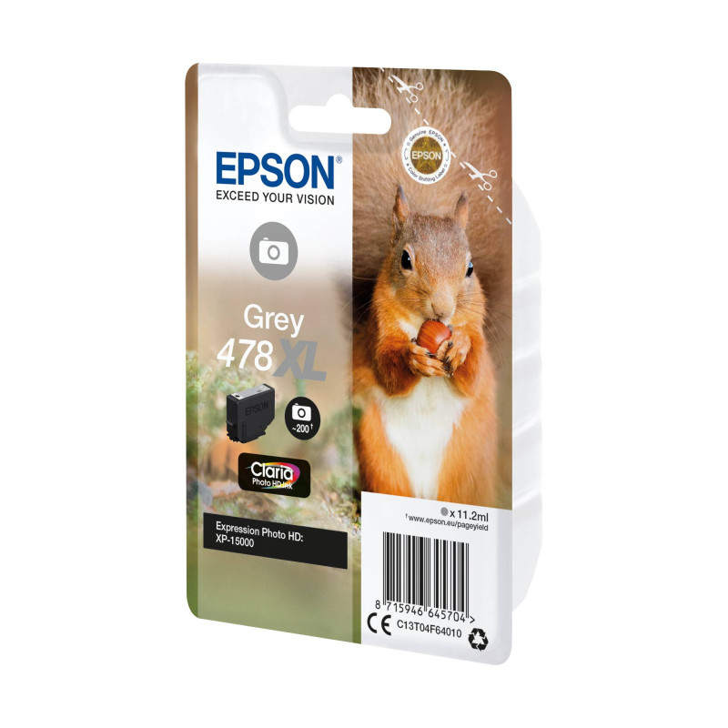 Epson Tusz grey Claria Photo HD 478 XL    T 04F6