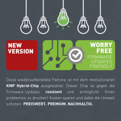 KMP H166BX Tusz czarny kompatybilny z HP L0S70AE