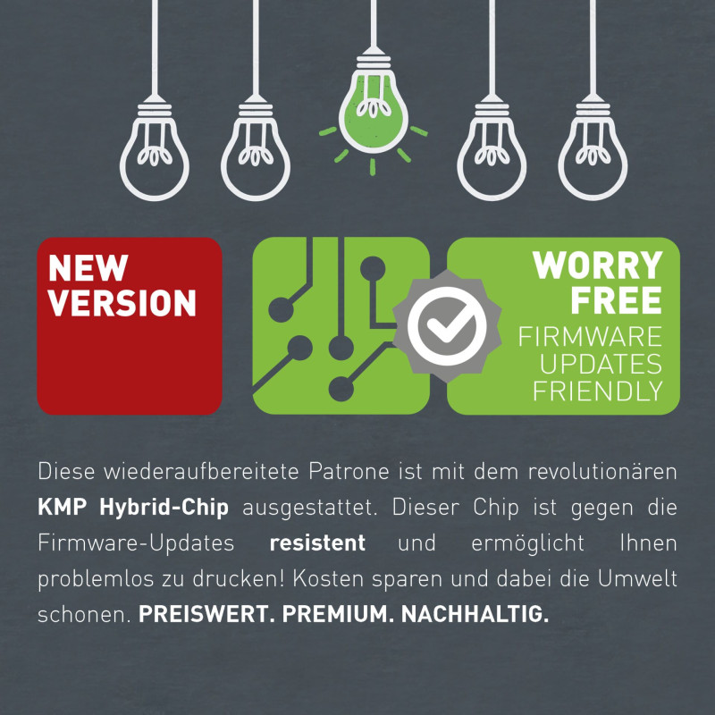 KMP H166BX Tusz czarny kompatybilny z HP L0S70AE