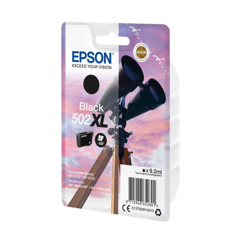 Epson Tusz czarny 502 XL         T 02W1