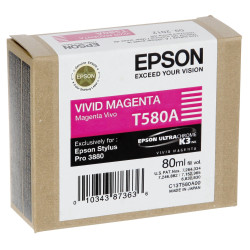 Epson Tusz vivid magenta T 580 80 ml       T 580A