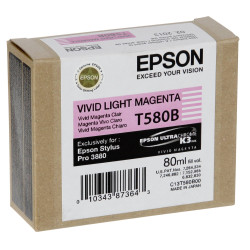 Epson Tusz vivid jasny magenta T 580 80 ml       T 580B