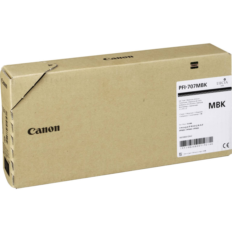 Canon PFI-707 MBK tusz matowy czarny