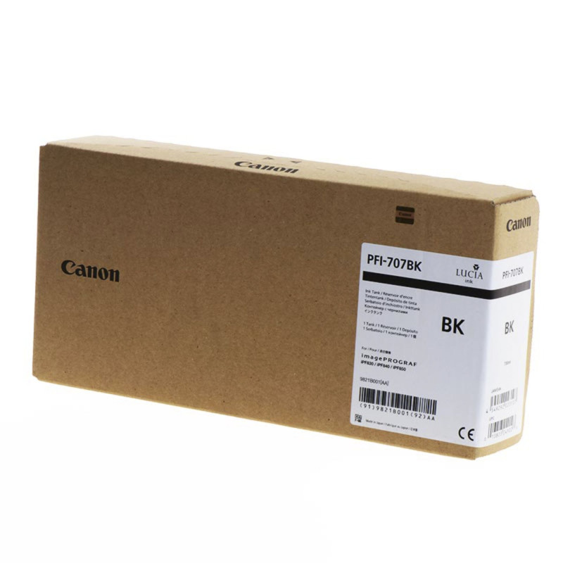 Canon PFI-707 BK tusz czarny