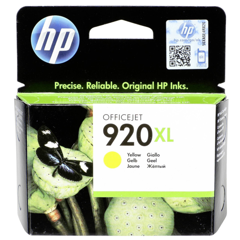 HP CD 974 AE tusz zolty No. 920 XL