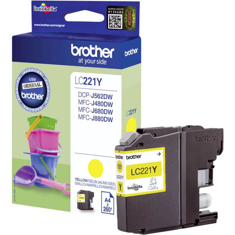 Brother LC-221 Y yellow
