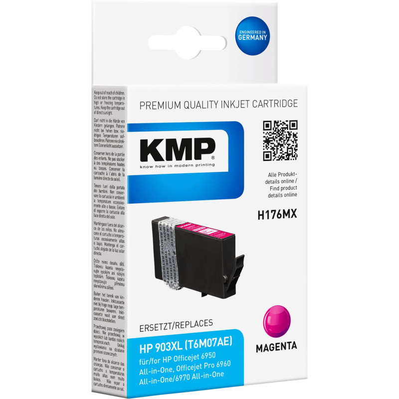 KMP H176MX Tusz magenta kompatybilny z HP T6M07AE  903XL