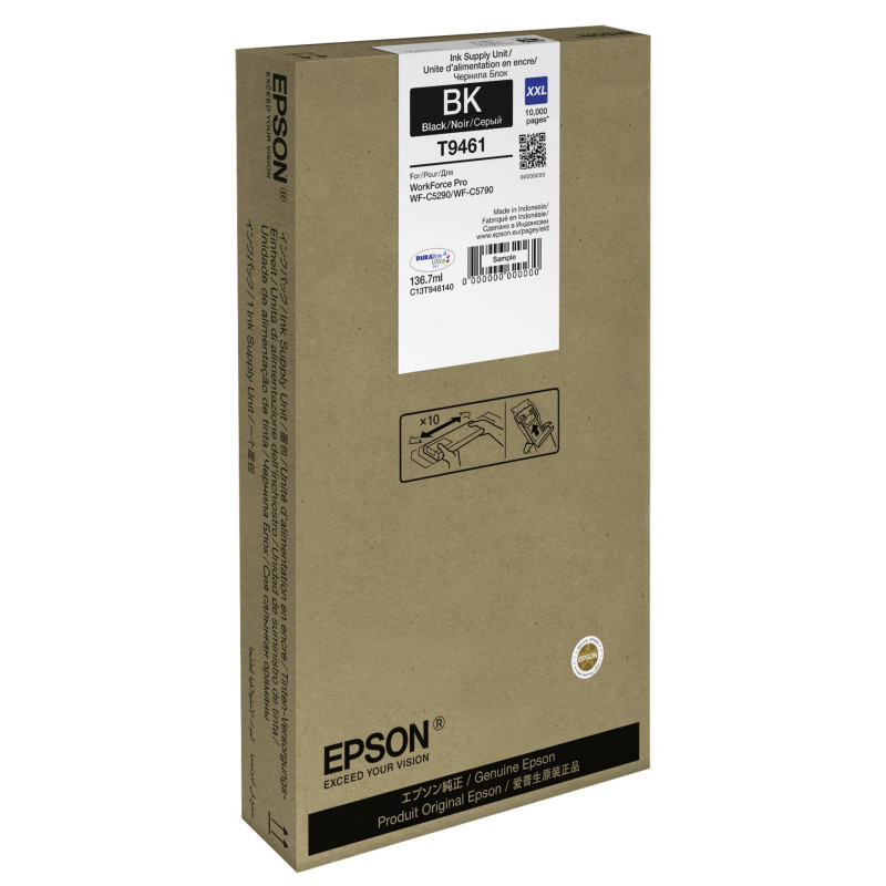 Epson WF-C5x9x Series Ink Cartr. XXL black T 9461