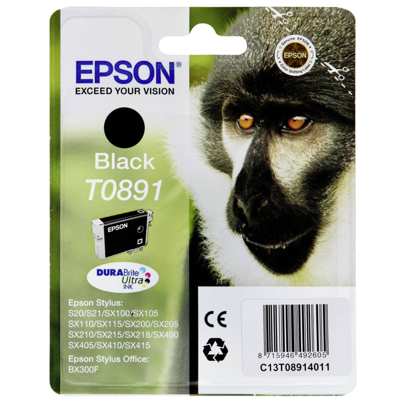 Epson DURABrite Ultra Ink T 089 Tusz czarny T 0891