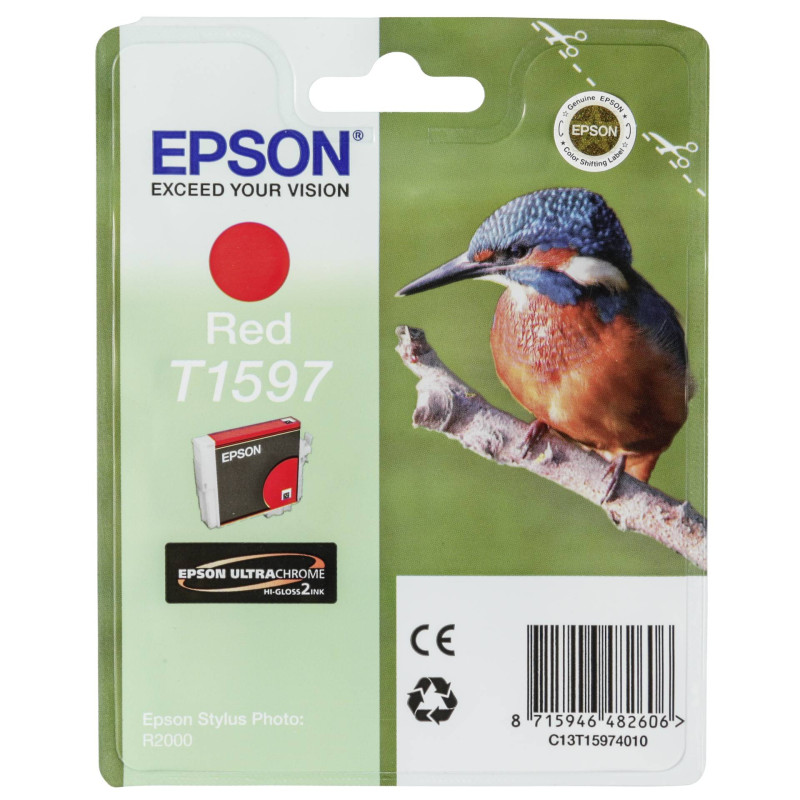 Epson Tusz czerwony T 159  T 1597