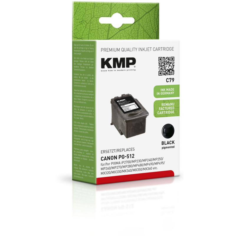 KMP C79 Tusz czarny do Canon PG-512