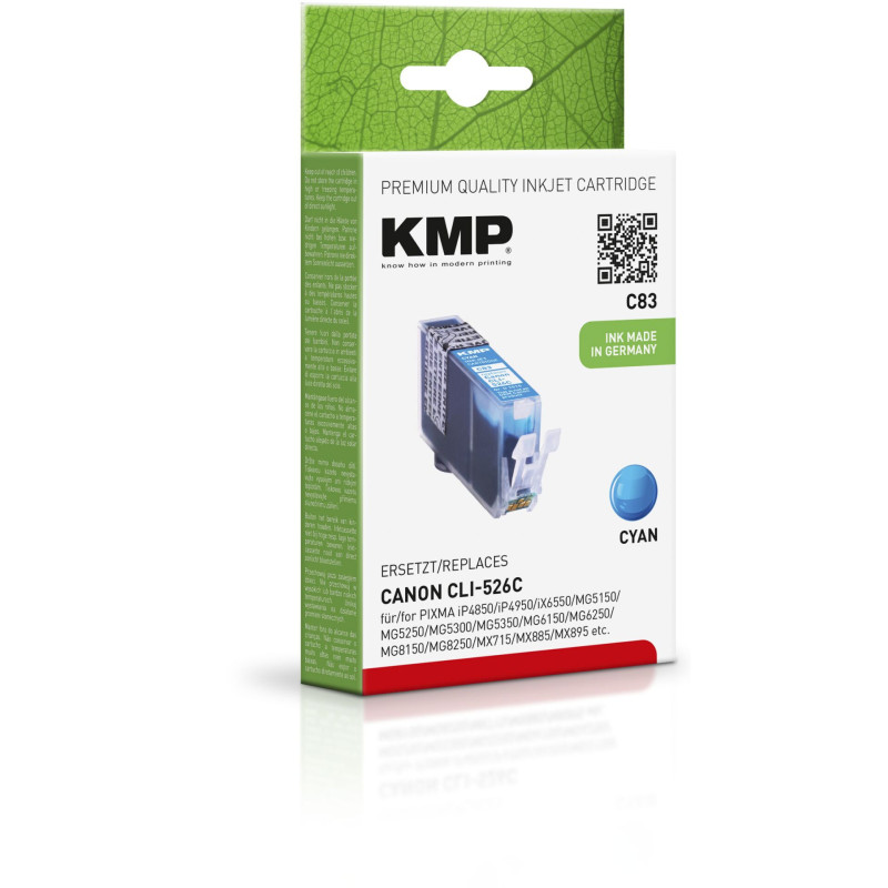 KMP C83 Tusz cyan do Canon CLI-526 C