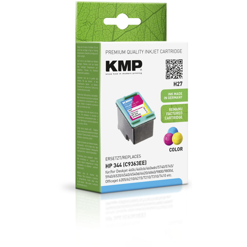 KMP H27 Tusz kolor do HP C 9363 E