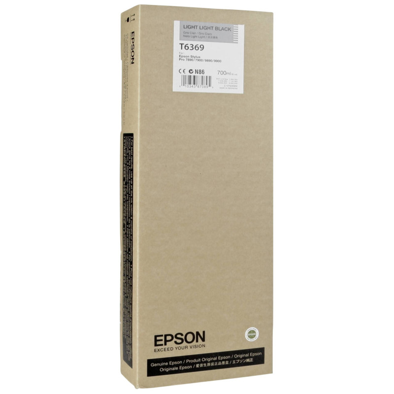 Epson Tusz jasny jasny czarny  T 636 700 ml      T 6369